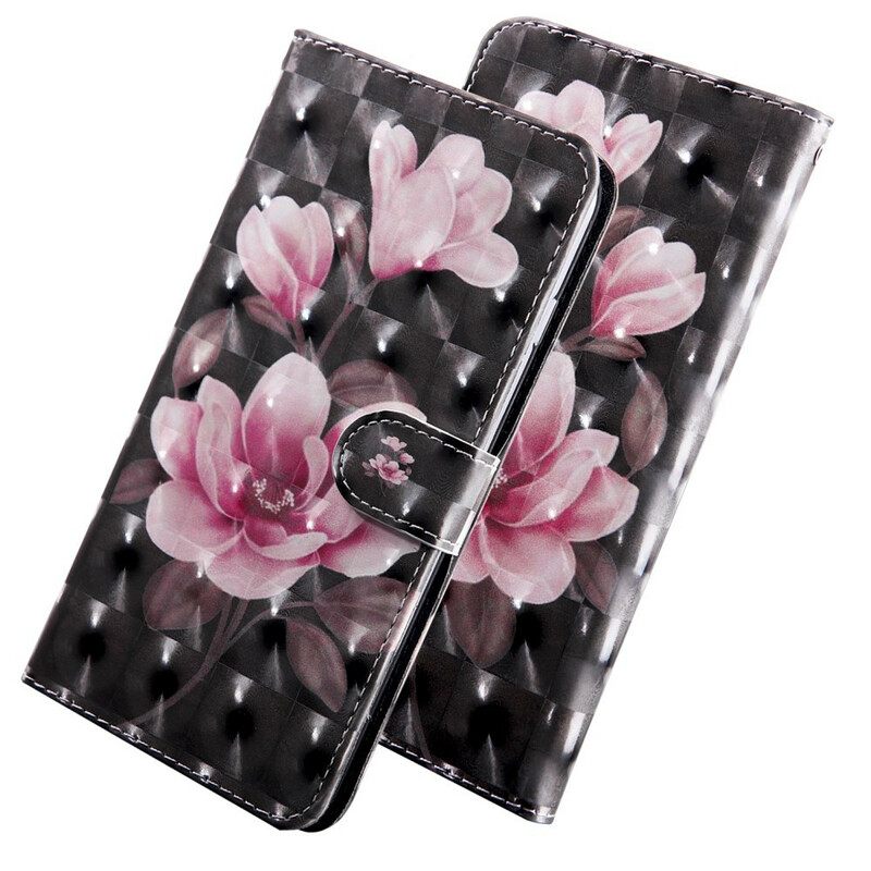 Flip Case Huawei P Smart 2021 Light Spot Flowers Blossom