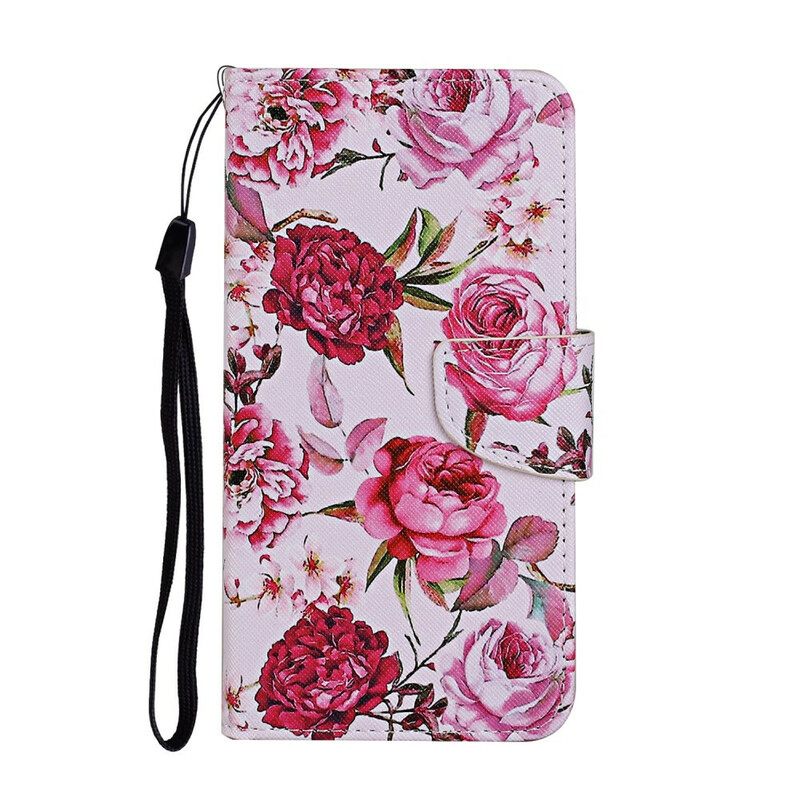 Flip Case Huawei P Smart 2021 Masterful Flowers Hihnalla