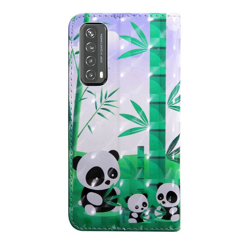 Kotelot Huawei P Smart 2021 Light Spot Pandas