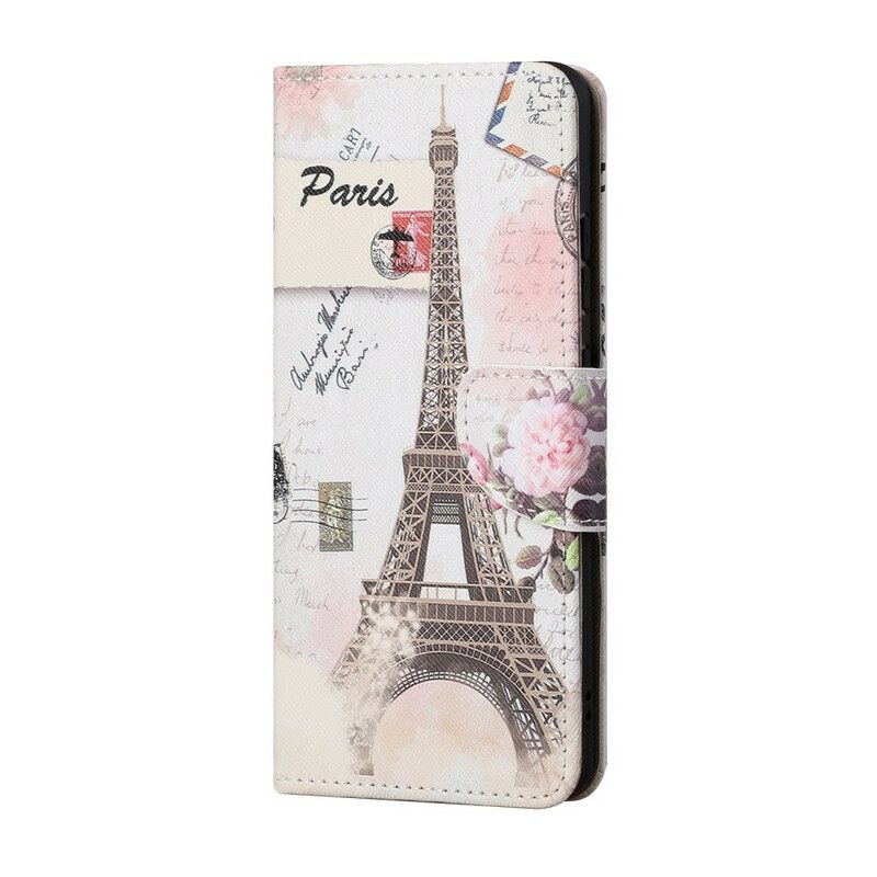 Kotelot Huawei P Smart 2021 Retro Eiffel-torni