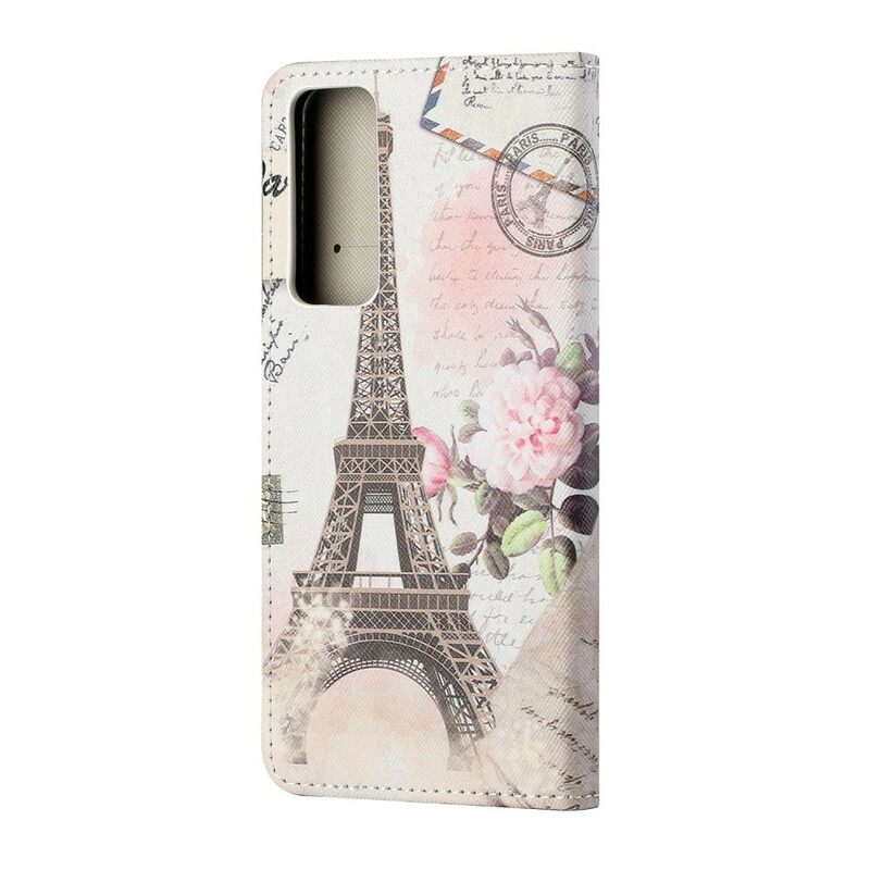 Kotelot Huawei P Smart 2021 Retro Eiffel-torni