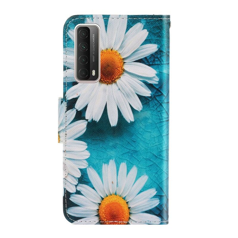 Kotelot Huawei P Smart 2021 Suojaketju Kuori Thong Daisies