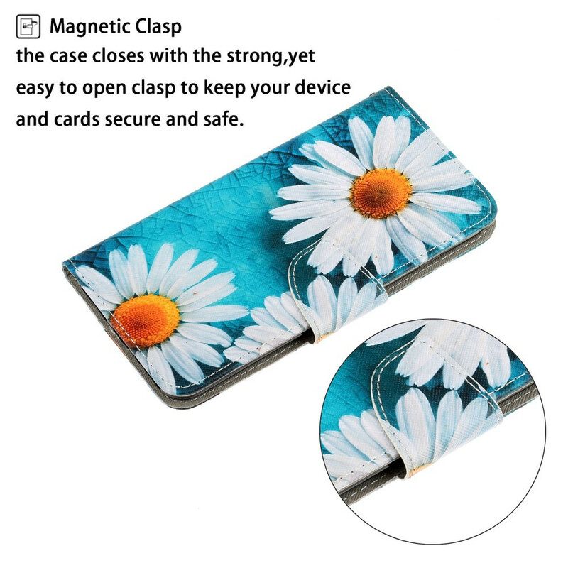 Kotelot Huawei P Smart 2021 Suojaketju Kuori Thong Daisies