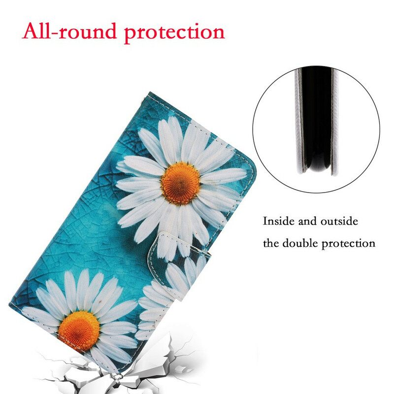 Kotelot Huawei P Smart 2021 Suojaketju Kuori Thong Daisies