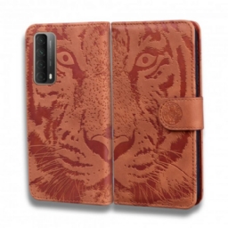 Kotelot Huawei P Smart 2021 Tiger Face Print