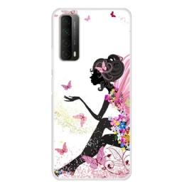 Kuori Huawei P Smart 2021 Butterfly Lady