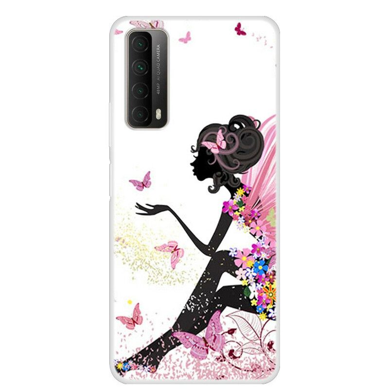 Kuori Huawei P Smart 2021 Butterfly Lady