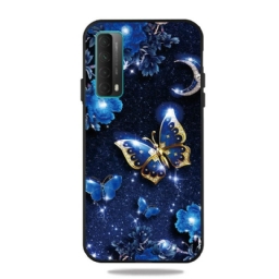 Kuori Huawei P Smart 2021 Golden Butterfly