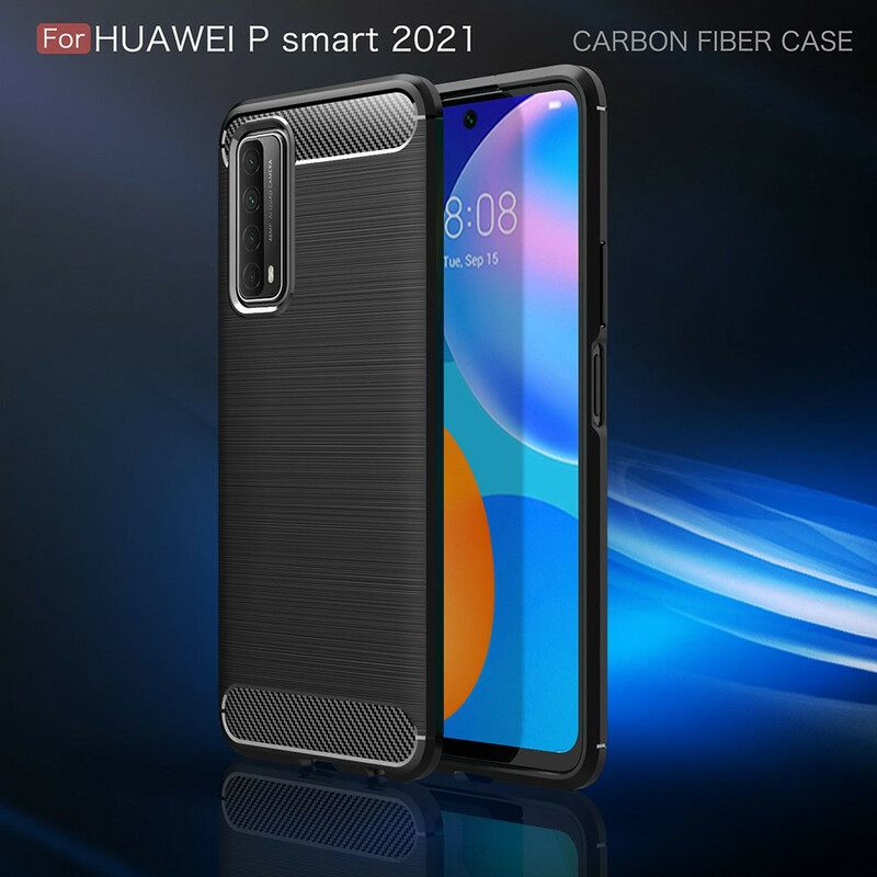 Kuori Huawei P Smart 2021 Harjattu Hiilikuitu