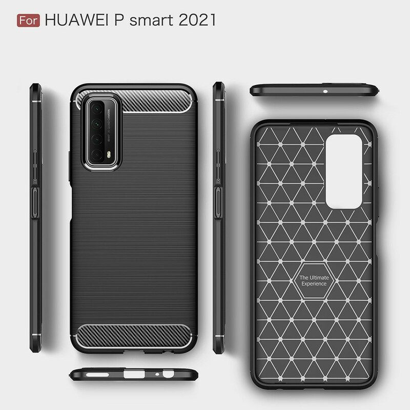 Kuori Huawei P Smart 2021 Harjattu Hiilikuitu