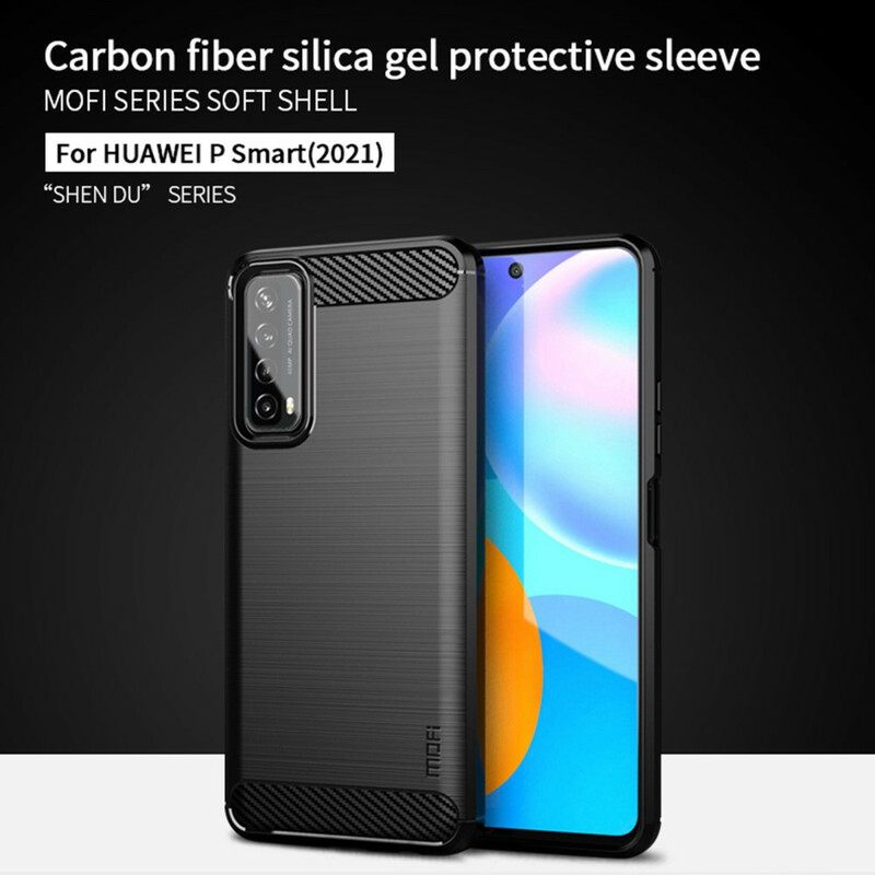 Kuori Huawei P Smart 2021 Harjattu Hiilikuitu Mofi