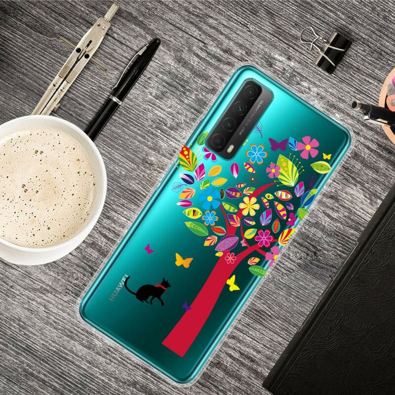 Kuori Huawei P Smart 2021 Kissa Puun Alla