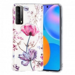 Kuori Huawei P Smart 2021 Marmoroidut Kukat