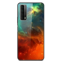 Kuori Huawei P Smart 2021 Red And Green Sky