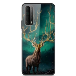 Kuori Huawei P Smart 2021 Tempered Glass Deer King