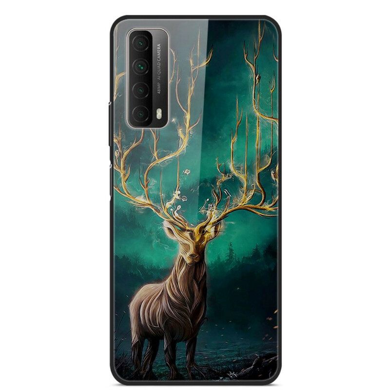 Kuori Huawei P Smart 2021 Tempered Glass Deer King