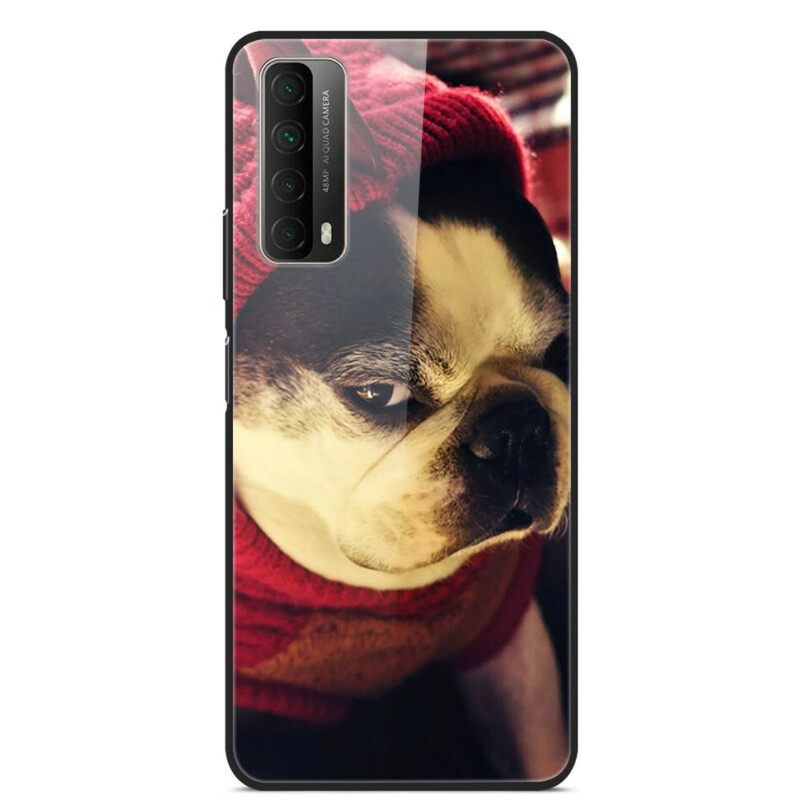 Kuori Huawei P Smart 2021 Tempered Glass Dog Fun