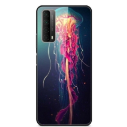 Kuori Huawei P Smart 2021 Tempered Glass Octopus