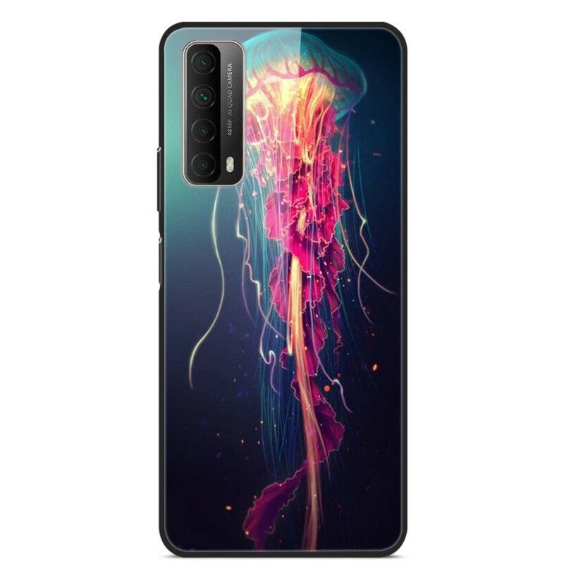 Kuori Huawei P Smart 2021 Tempered Glass Octopus