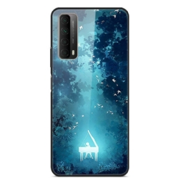 Kuori Huawei P Smart 2021 Tempered Glass Piano In The Night