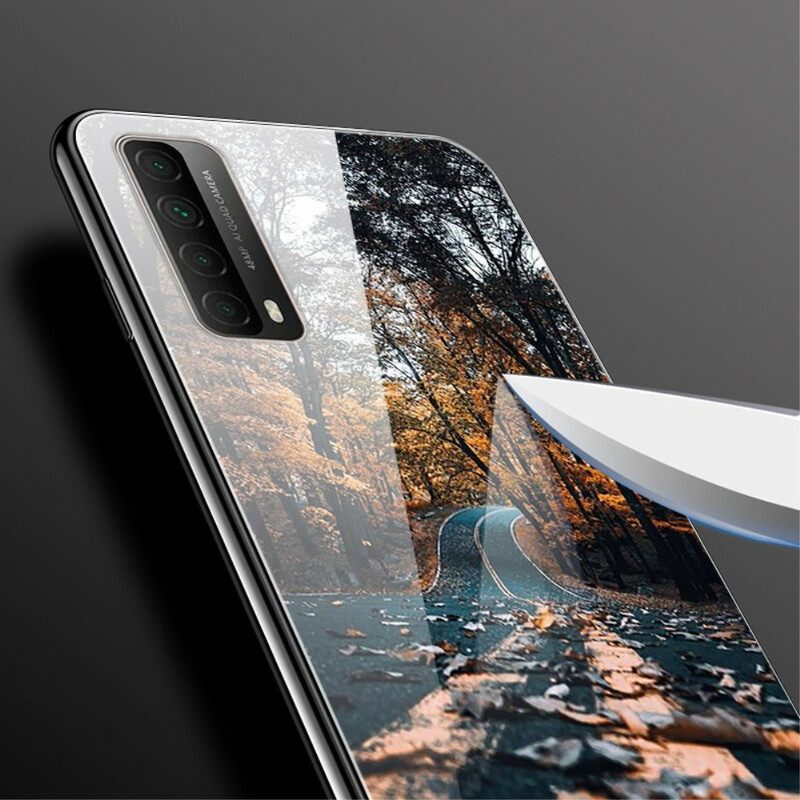 Kuori Huawei P Smart 2021 Tempered Glass Road To Happiness