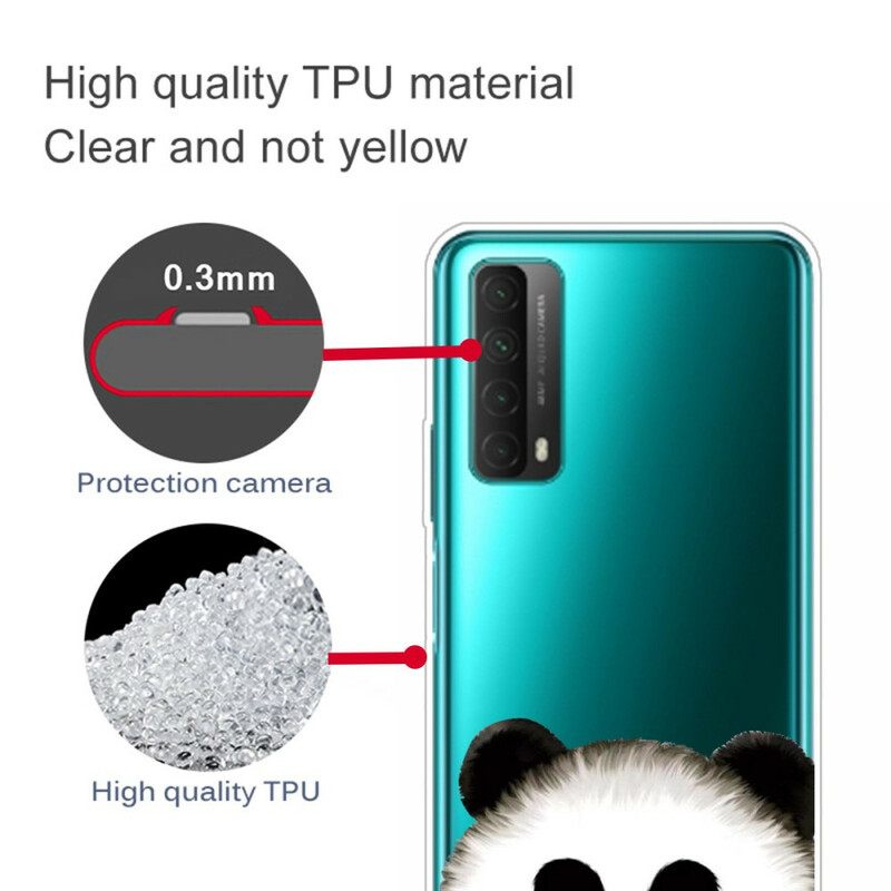 Kuori Huawei P Smart 2021 Transparent Panda