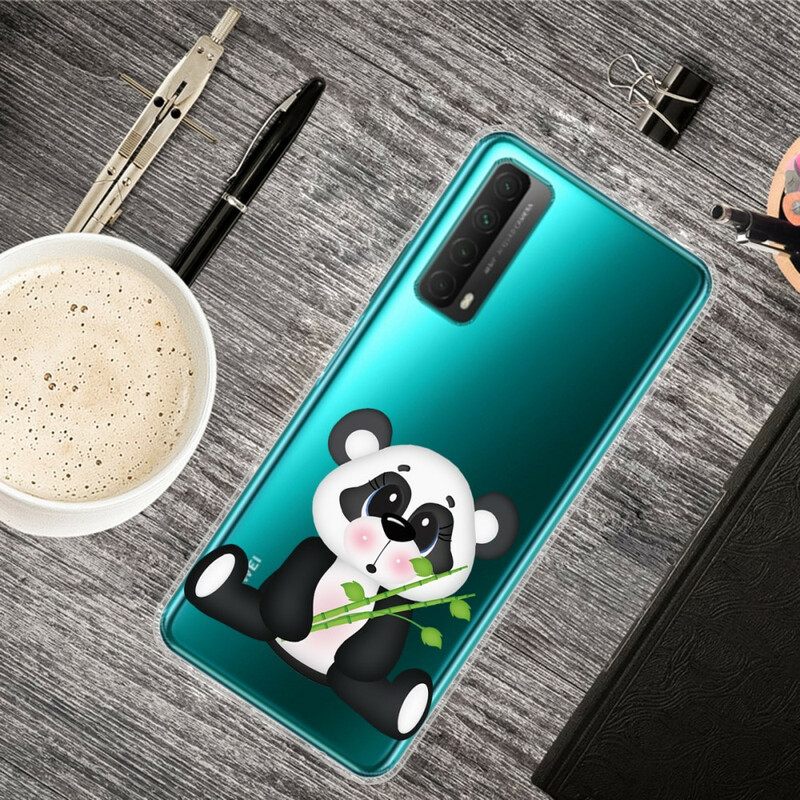 Kuori Huawei P Smart 2021 Transparent Sad Panda