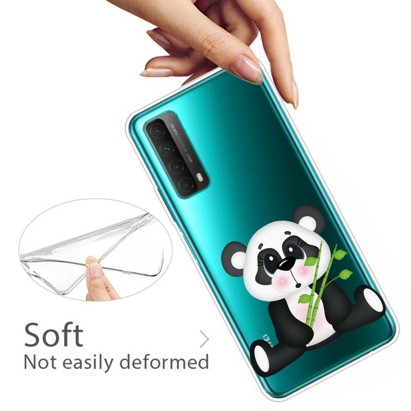 Kuori Huawei P Smart 2021 Transparent Sad Panda