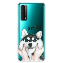 Kuori Huawei P Smart 2021 Wolf Head And Smile