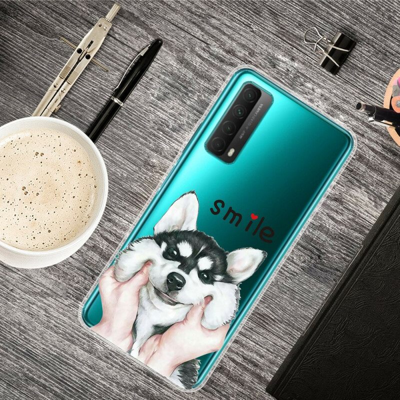 Kuori Huawei P Smart 2021 Wolf Head And Smile