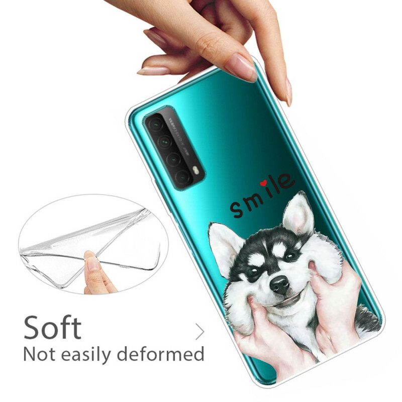 Kuori Huawei P Smart 2021 Wolf Head And Smile