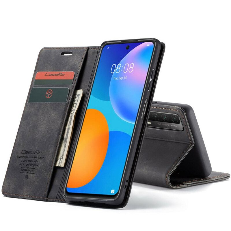 Puhelinkuoret Huawei P Smart 2021 Kotelot Flip Caseme Keinonahka