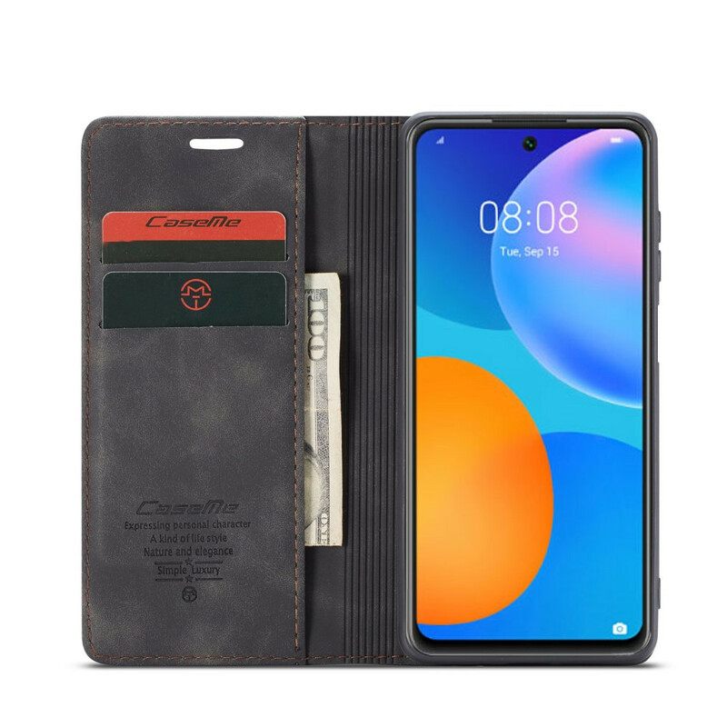 Puhelinkuoret Huawei P Smart 2021 Kotelot Flip Caseme Keinonahka