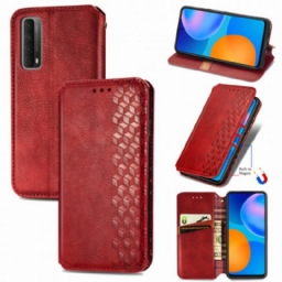 Puhelinkuoret Huawei P Smart 2021 Kotelot Flip Diamond Texture Leather Effect