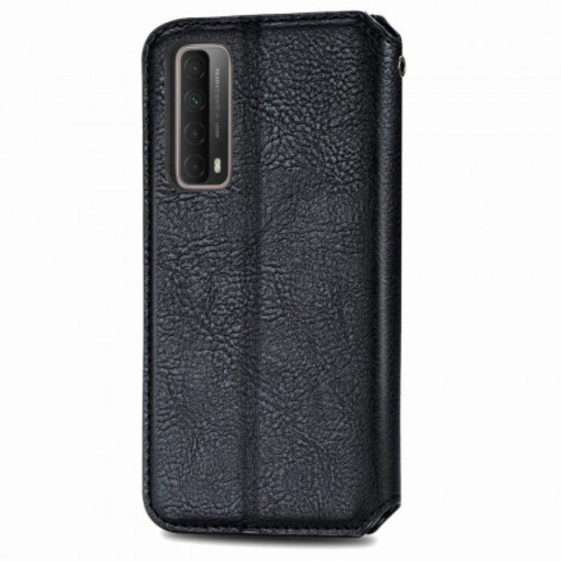 Puhelinkuoret Huawei P Smart 2021 Kotelot Flip Diamond Texture Leather Effect