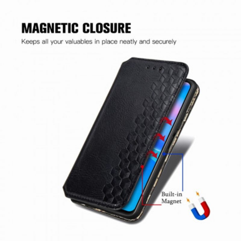 Puhelinkuoret Huawei P Smart 2021 Kotelot Flip Diamond Texture Leather Effect