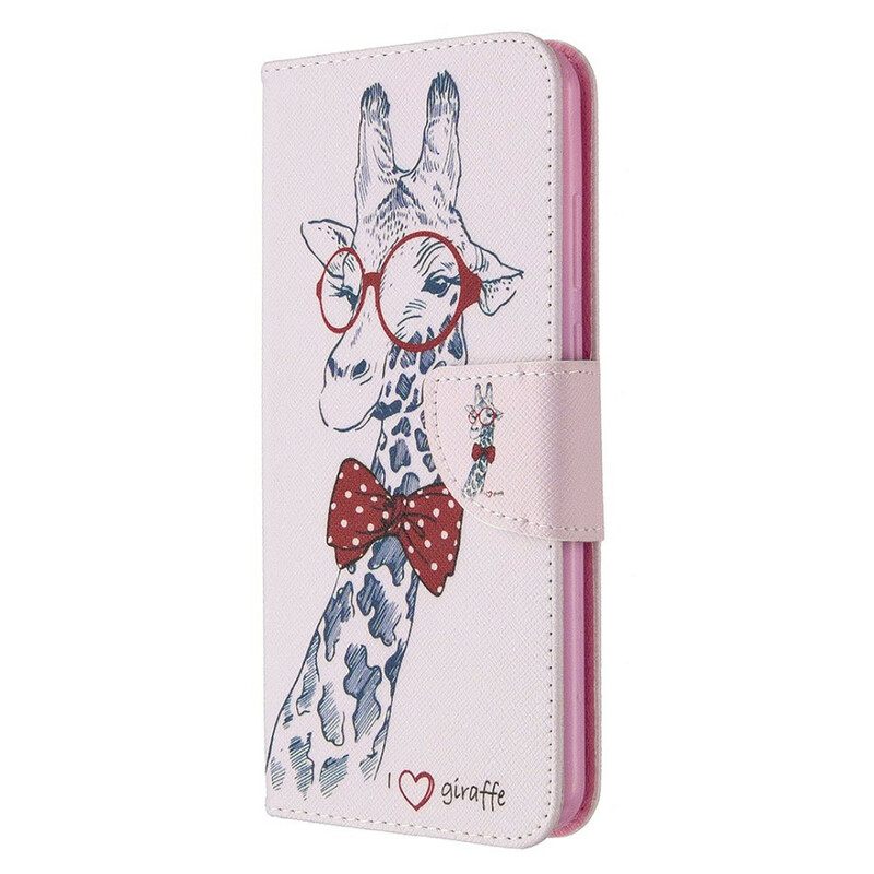 Flip Case Huawei Y6p Brainy Giraffe