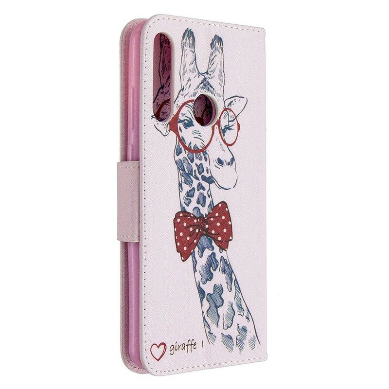 Flip Case Huawei Y6p Brainy Giraffe