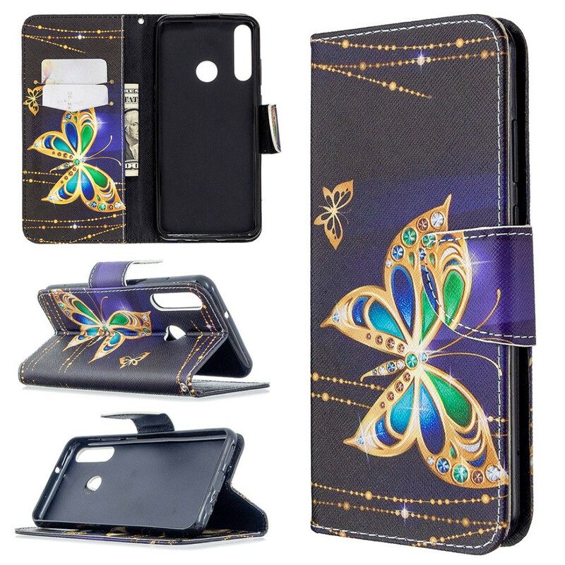 Flip Case Huawei Y6p Magic Butterfly