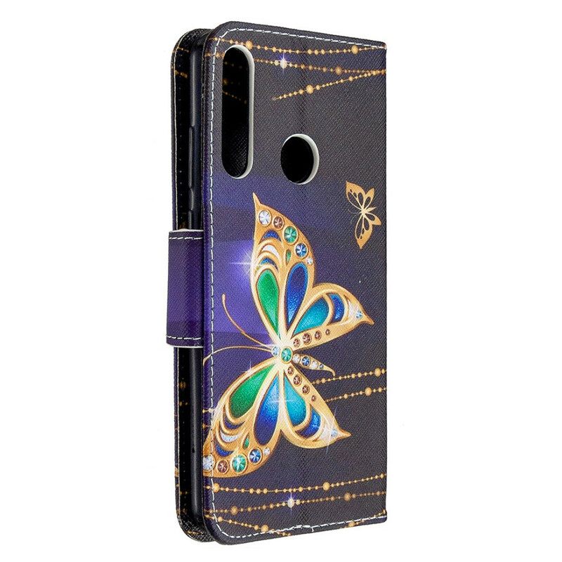 Flip Case Huawei Y6p Magic Butterfly