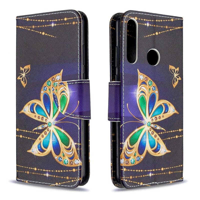 Flip Case Huawei Y6p Magic Butterfly