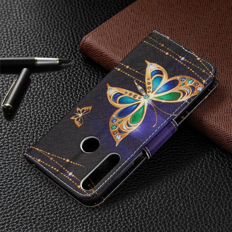 Flip Case Huawei Y6p Magic Butterfly