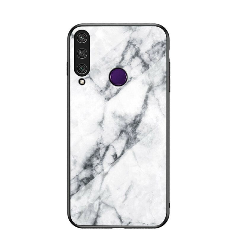 Kuori Huawei Y6p Tempered Glass Marble Colors