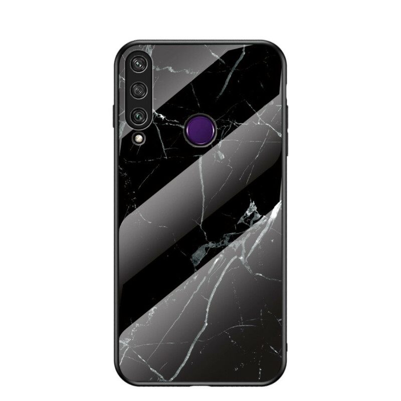 Kuori Huawei Y6p Tempered Glass Marble Colors