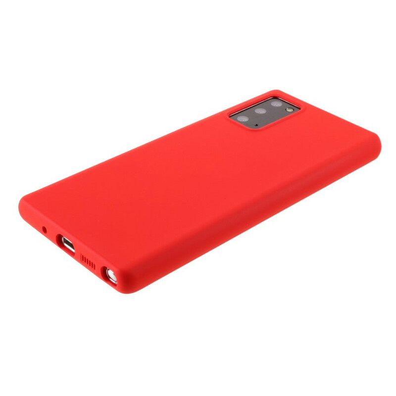 Case Samsung Galaxy Note 20 Liquid Silicone X-level