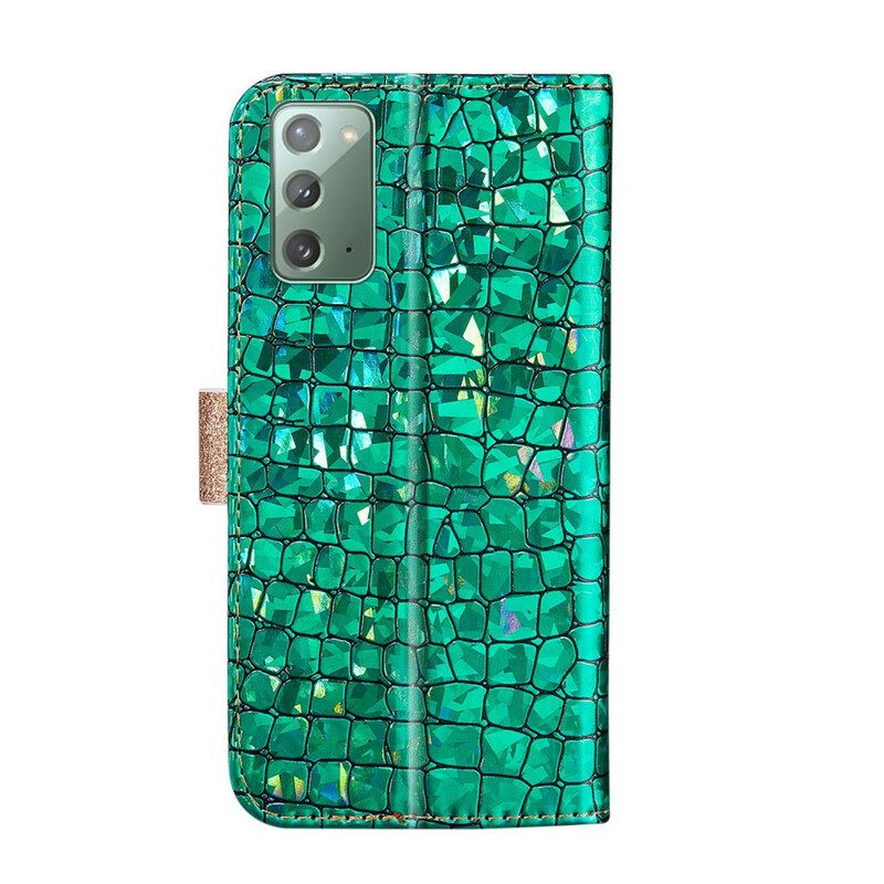 Kotelot Samsung Galaxy Note 20 Croco Diamonds