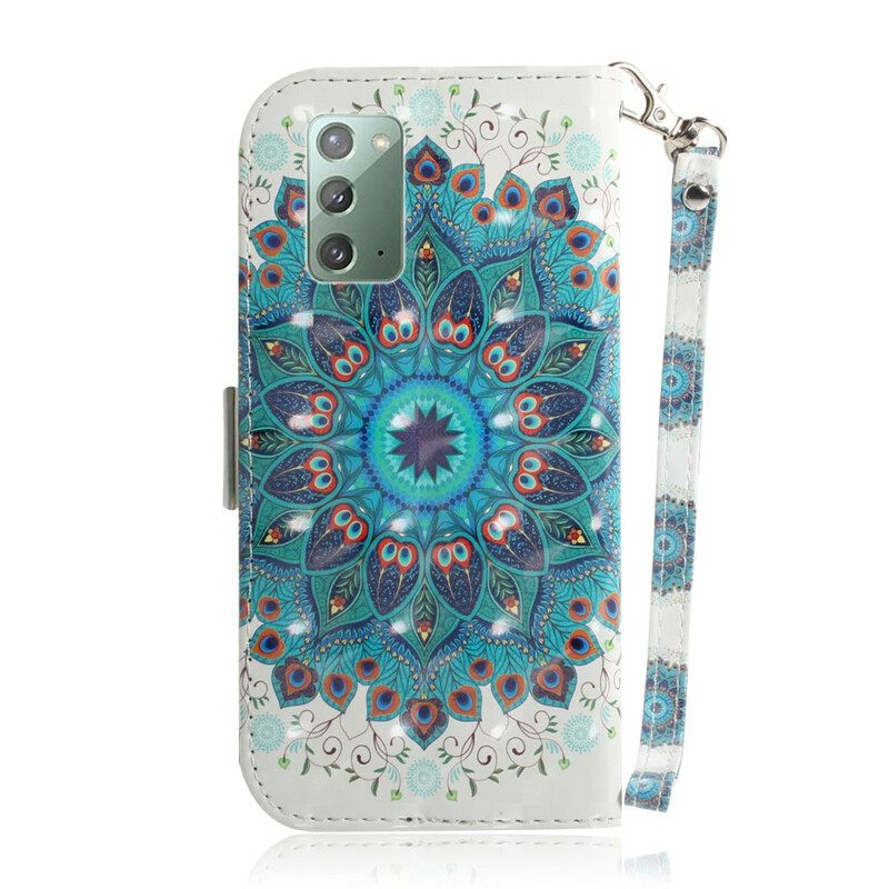 Kotelot Samsung Galaxy Note 20 Suojaketju Kuori Magistral Strappy Mandala