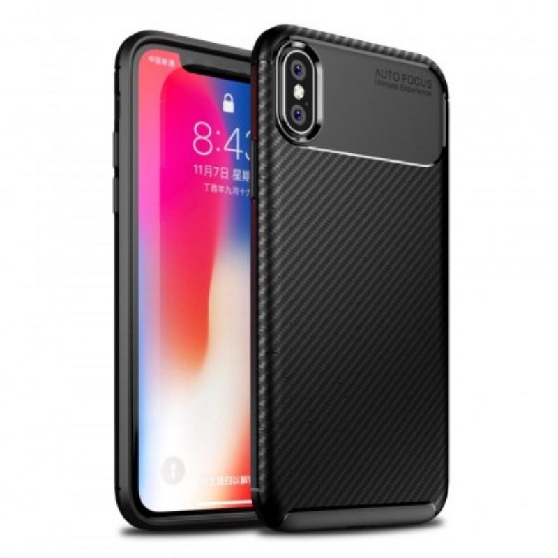 Case iPhone X / XS Joustava Hiilikuiturakenne