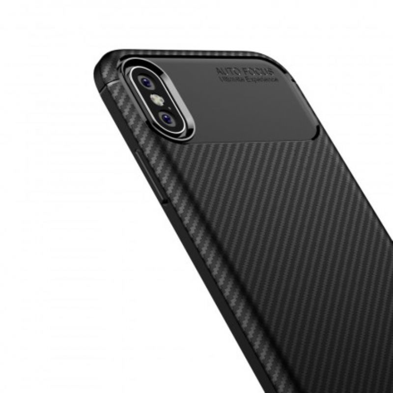 Case iPhone X / XS Joustava Hiilikuiturakenne