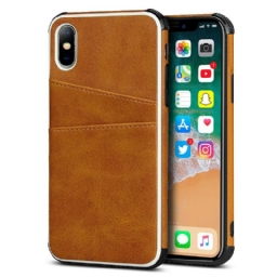 Case iPhone X / XS Monochrome Double Card Holder